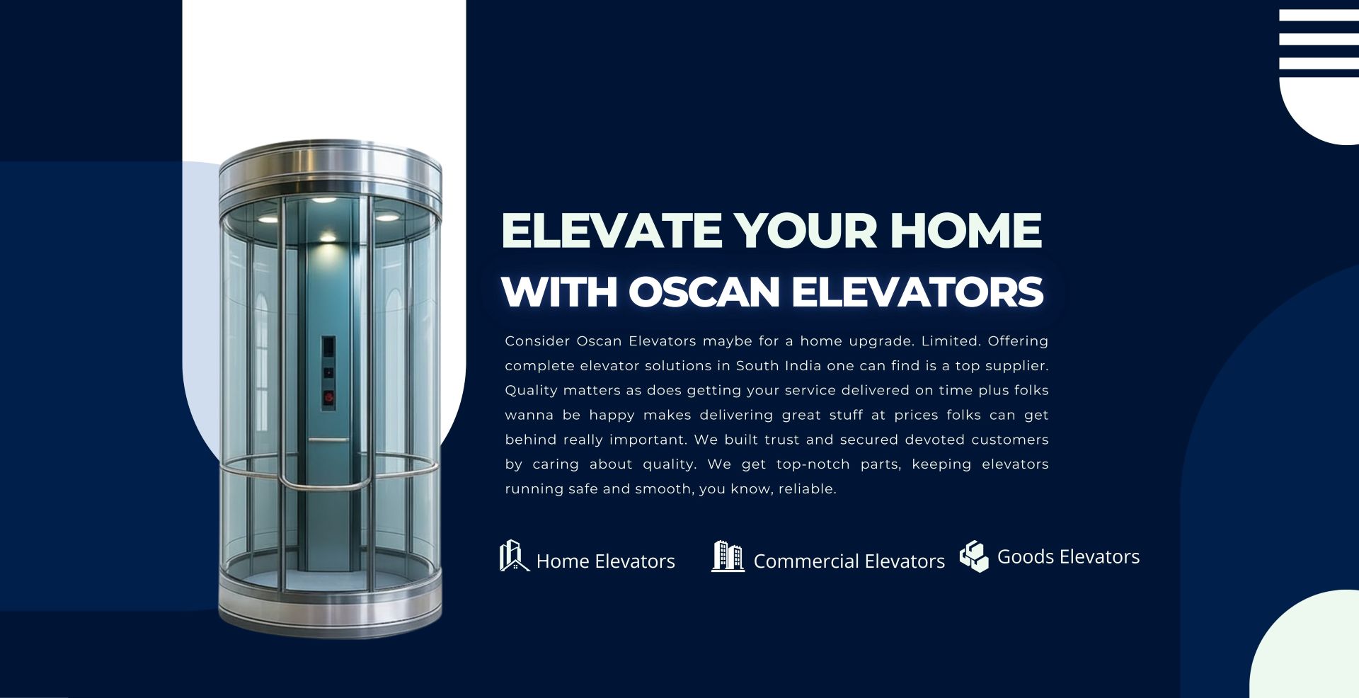 Oscan Elevators Banner